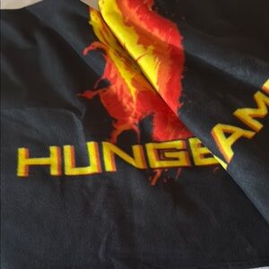 Black and Red Hunger Games Blanket